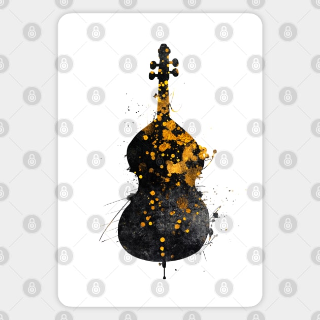 double bass music art #doublebass Magnet by JBJart